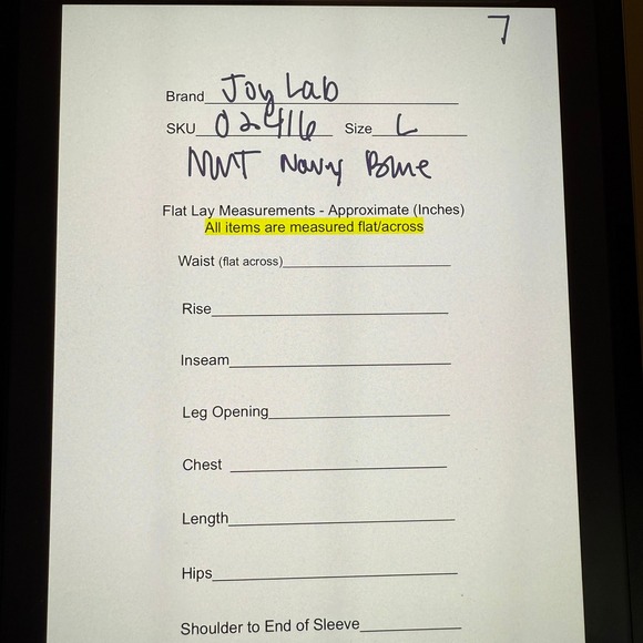 Joy Lab Womens Navy Blue Twist Back Short‎ Sleeve Athleisure Top Size L - Picture 6 of 7